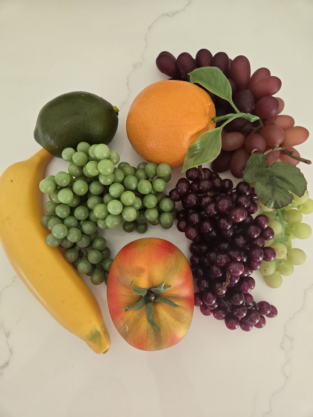 Artificial Fruit Bundle Faux Fruit Decorative Multicolor
